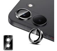 Liilaa Protecteur d'Objectif de Caméra pour Xiaomi Poco X8 Pro 5G, Ultra Résistant Film Verre Trempé, Protection de l'objectif Métallique HD avec Support d'Installation, Lot de 1 (Noir)