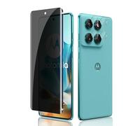 Liilaa Verre Trempé Anti Espion pour Motorola Moto Edge 60/60 Fusion/60 Pro, 1 Pièces Protection Écran de Confidentialité et 1 Série Protecteur Caméra Arrière, Dureté 9H Glass Privacy Film