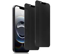 Liilaa Verre Trempé Mat Anti-espion pour iPhone 16e/13/13 Pro/14 6,1 Zoll, 2 Pièces Anti-Spy Matt Protection écran, 9H Dureté Anti-Traces Privacy Film Anti-Reflet