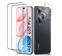 Liilaa Verre Trempé pour Honor 400 Pro, 2 Pièces Film Protection écran et 2 Pièces Caméra Arrière Protecteur, Anti-Rayures,Dureté 9H Glass, HD Transparent