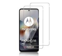 Liilaa Verre Trempé pour Motorola Moto G56/G35/G15/E15 5G, 2 Pièces Film Protection écran,Dureté 9H Glass, HD Transparent, Anti-Rayures