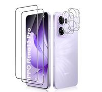Liilaa Verre Trempé pour OPPO Reno13 Pro 5G, 2 Pièces Film Protection écran et 2 Pièces Caméra Arrière Protecteur, Anti-Rayures,Dureté 9H Glass, HD Transparent