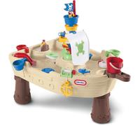 little tikes Anchors Away Pirate Ship - Table de Jeux avec Un Canon, Un Moulin et des Jeux d’Eau, Encourage Le Jeu créatif, Convient aux Enfants âgés de 3 à 10 Ans