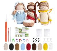 liiyiela Kit de crochet 4 pièces pour débutants, kit de démarrage pour adultes et enfants, excellent cadeau pour les amateurs de crochet, cadeau d'anniversaire