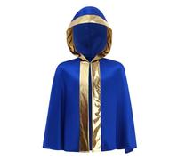 LiiYii Costume De Boxe Enfant Garçon Tenue D Entraînement De Boxeur Kick-thai Muay Thai Mma Kickboxing Kickboxer Déguisements Fantaisie Or bleu 5-6 ans