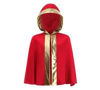 LiiYii Costume De Boxe Enfant Garçon Tenue D Entraînement De Boxeur Kick-thai Muay Thai Mma Kickboxing Kickboxer Déguisements Fantaisie Or rouge 5-6 ans