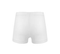 LiiYii Enfant Fille Short de Sport Leggings Court de Yoga Bas de Joggings Culotte Short de Cyclisme Shorts Danse Gym Stretch Casual Sportswear 5-14 Ans Blanc 13-14 Ans