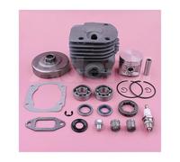 LiiZZi Kit de Reconstruction de Piston de Cylindre de 50 mm for tronçonneuse 2065, 2165, 2071, 2171, avec pignon, roulement à Aiguilles, Joint d'étanchéité
