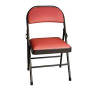 LIJCHGAO 45cm D x 45cm W x 79cm H Tabourets Pliables de Bar d'Extérieur Chaise Pliante Rembourrée Tabouret Pliant de Jardin pour Cuisine Bar événem(Wine Red)