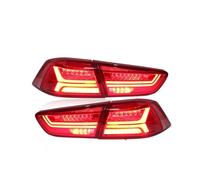 LIJHGFFA Feux Arrière Feux Arrière Clignotants Et De Recul À LED Pour Lancer 10 EVO X 2005-2017(4PCS Red)
