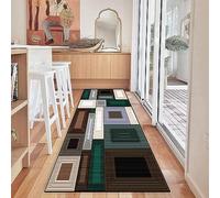 LIJIAO Antidérapant Tapis Cuisine Devant Evier 40 x 200 cm Facile à Nettoyer Tapis de Couloir Tapis de Porte d'Entrée avec Support antidérapant pour Salon Couloir, G