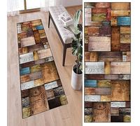 LIJIAO Antidérapant Tapis Cuisine Devant Evier 50 x 350 cm Lavable & Antistatique Tapis de Sol Paillasson de Sol Moquette de Couloir Une variété de Styles pour Salon Couloir, A