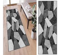 LIJIAO Tapis de Couloir Interieur 60 x 220 cm Facile à Nettoyer Tapis de Passage Tapis de Cuisine Devant Évier avec Support antidérapant pour Couloir Passage, B