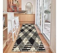 LIJIAO Tapis de Passage Tapis Cuisine 50 x 190 cm Résistant, Entretien Facile Tapis de Passage Tapis Entree Une variété de Styles pour Couloir, buanderie, A