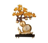 Lijiaxiuyc-101 Bonsaï en Cristal Arbre à Argent en Cristal, décoration de Refroidisseur vin Forme Gourde Porte-Bonheur, Ornements Feng Shui for Salon et Bureau Décor de Table