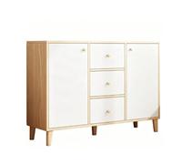 Lijiaxiuyc-101 Buffet Cuisine Armoire latérale de dîner, Support Rangement Multifonctionnel for la Cuisine et Le Salon, Face au Mur, for Articles Divers(Blanc)