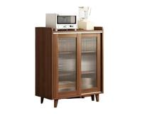 Lijiaxiuyc-101 Buffet Cuisine Buffet vitré à Double Porte avec rangements muraux intégrés for Salon, Coin thé et Cuisine