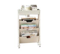 Lijiaxiuyc-101 Classeur Support de fichiers Mobile, étagère Sol Multicouche, Support Stockage données for Livres et Papeterie, Organisateur Station Bureau Stockage