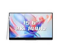 Lijiaxiuyc-101 Écran Externe de téléphone Portable IPS 2K 144HZ 15,6 Pouces secondaire Tactile Multifonctionnel d'extension for Ordinateur Moniteur Machine Jeu Écran Portable Télétravail