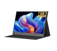 Lijiaxiuyc-101 Écran IPS Ultra-Fin FHD 3840 x 2160 de 17,3 Pouces for Ordinateur Portable et téléphone Écran Portable Télétravail