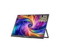 Lijiaxiuyc-101 Écran Portable 2,5K 16 Pouces 120 Hz for Ordinateurs Portables, téléphones et écrans Secondaires étendus Écran Portable Télétravail