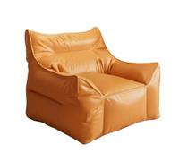 Lijiaxiuyc-101 Fauteuil Poire Canapé Pouf Paresseux Simple, Chaise de Sol inclinable for la Lecture et Le Sommeil dans Chambre à Coucher Siège modulable(Orange)