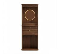 Lijiaxiuyc-101 Meuble d'autel Bouddhiste Bureau d'autel en Bois Massif avec Table d'affichage Zen à Anneau Lumineux(Petit)