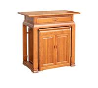 Lijiaxiuyc-101 Meuble d'autel Bouddhiste Ensemble de Table d'autel présentoir en Bois Traditionnel(Brass,Grand)