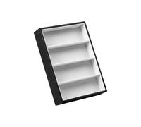 Lijiaxiuyc-101 Porte-lunettes 4 fentes organisateur étui bijoux montres lunettes de soleil lunettes de soleil montrer plateau lunettes vitrine lunettes de soleil support de rangement support(Noir)