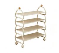 Lijiaxiuyc-101 Rangement des Chaussures avec Une étagère à Chaussures poignée et Quatre Couches de Rangement adaptées Utilisation la Porte(Grand)