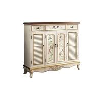 Lijiaxiuyc-101 Rangement des Chaussures Meuble à Chaussures 4 Niveaux avec Porte d'entrée, Meuble de Rangement 3 tiroirs l'entrée, Salon