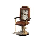 Lijiaxiuyc-101 Sculpture de Table Cette Horloge en Forme de Chaise barbier Vintage est Une pièce décorative Bureau Unique adaptée à la Maison et au