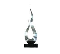 Lijiaxiuyc-101 Sculpture de Table Collection de Sculptures d'art Moderne Luxe en Acier Inoxydable Robuste