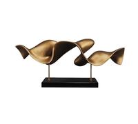 Lijiaxiuyc-101 Sculpture de Table Modern Living Room Decorative Fiberglass Sculpture, Large-Scale Abstract Artwork