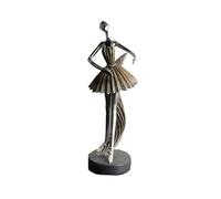 Lijiaxiuyc-101 Sculpture de Table Ornement de Danse Ballet Moderne et Simple for Fille, Artisanat créatif décoration Personnage Chambre à Coucher for la Maison(D)