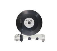 Lijiaxiuyc-101 Sculpture de Table Platine Vinyle décorative sur Pied, Simple et réaliste, for la Chambre Le Salon