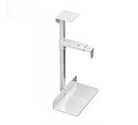 Lijiaxiuyc-101 Support pc sous Bureau Support de boîtier PC Universel, Support de Support CPU sous Le Bureau et sur Le Mur, Support de Tour PC réglable en Acier adapté à la Plupart des pc(Blanc)