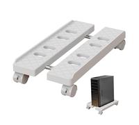 Lijiaxiuyc-101 Support pc sous Bureau Support PC Mobile, Tour PC réglable en Largeur, Support CPU ventilé, Compatible avec la Plupart des PC adapté à la Plupart des pc(Blanc)