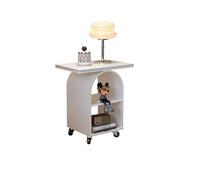 Lijiaxiuyc-101 Table de Chevet Noire for Chambre à Coucher, étagère Simple et Moderne, Armoire Rangement, Petite Table en Ardoise Table de Nuit avec Rangement(Blanc)