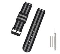 Lijinlan Bracelet de montre de rechange en nylon doux tissé pour Swatch 17 mm, 19 mm, 20 mm, bracelet élégant pour Swatch Watch Series Accessoires, 17mm Lug, Nylon, Pas de gemme