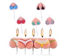 LiJuanWang Bougies Décoratives 10 Pièces Bougie de Dessin animé Gâteau Topper Bougie d'anniversaire Decoration Fete Gâteau Personnalisée Bougie