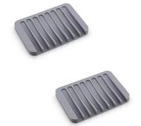 LiJuanWang Porte-Savon,2 pièces Porte Savon évier,Support Savon,Porte Savon Salle,Boîte à Savon Bain,Porte Savons Boîte à Savon,Porte Savon Douche pour Salle de Bain,Cuisine,évier