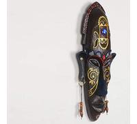 LIJUCAI Europe originalité Masques africains résine Moderne Maison hôtel tenture Murale Art décoration décoration Artisanat Ornements Statues, E