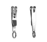 lijun Porte-clés en Acier au Titane Clip de Poche Poche Polyvalente Clip de Suspension Porte-clés