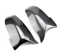 likaini Coque Rétroviseur pour BMW 5 Series F10 F11 F18 LCI 2014-2017,Accessoires Voiture Rétroviseur Couvercles Garniture,Carbon Fiber Pattern