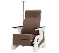 LIKANGLONGJU Banc de Salle D'attente pour Perfusion, Banquette avec Support pour Perfusion, Deux Accoudoirs, Adaptées aux Cliniques et Hôpitaux(Brown)