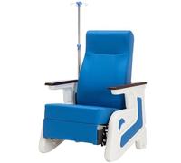 LIKANGLONGJU Banc de Salle D'attente pour Perfusion, Banquette avec Support pour Perfusion, Deux Accoudoirs, Adaptées aux Cliniques et Hôpitaux(Blue)