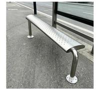 LIKANGLONGJU Banc Exterieur Jardin INOX Argent 202 Banc de Jardin Exterieur, Étanche, Installation en 5 Minutes Parc Mobilier Jardin Banc(150x50x20cm/59x20x8in)