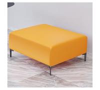 LIKANGLONGJU Fauteuil Carré Banc, Banquette, en Tissu PU Et Mousse, Facile À Nettoyer, Idéal pour Le Salon, La Chambre Ou Le Bureau(Yellow)