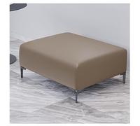 LIKANGLONGJU Fauteuil Carré Banc, Banquette, en Tissu PU Et Mousse, Facile À Nettoyer, Idéal pour Le Salon, La Chambre Ou Le Bureau(Brown)